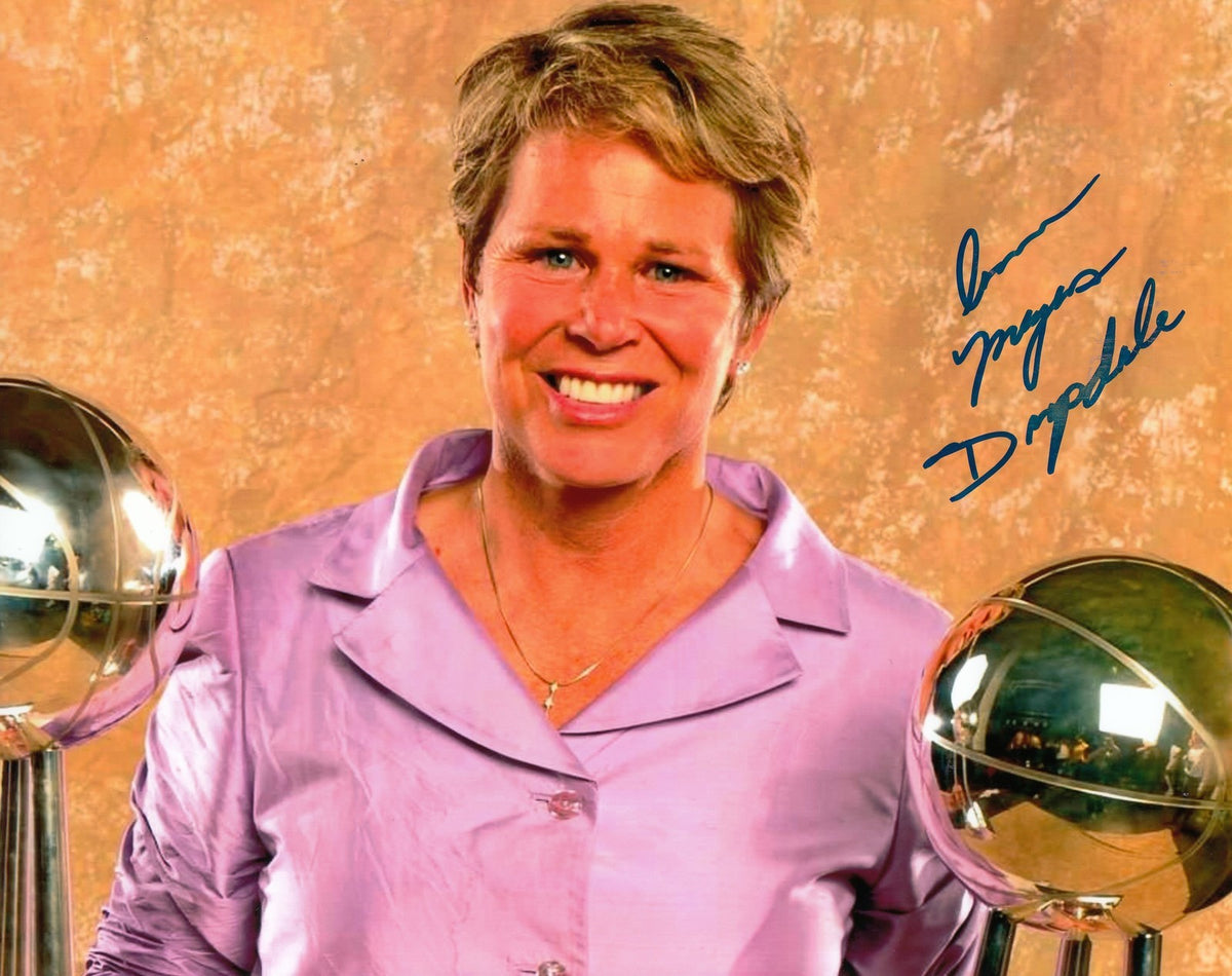 ANN MEYERS DRYSDALE signed (UCLA) Autographed Basketball 8X10 photo W/COA #3