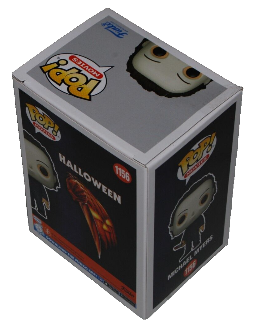 NICK CASTLE & TOMMY LEE WALLACE signed (HALLOWEEN) Funko pop #1156 BAS 1W002775