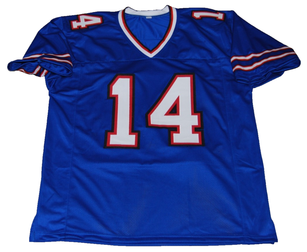 FRANK REICH signed (BUFFALO BILLS) custom football jersey BECKETT BAS BW61038