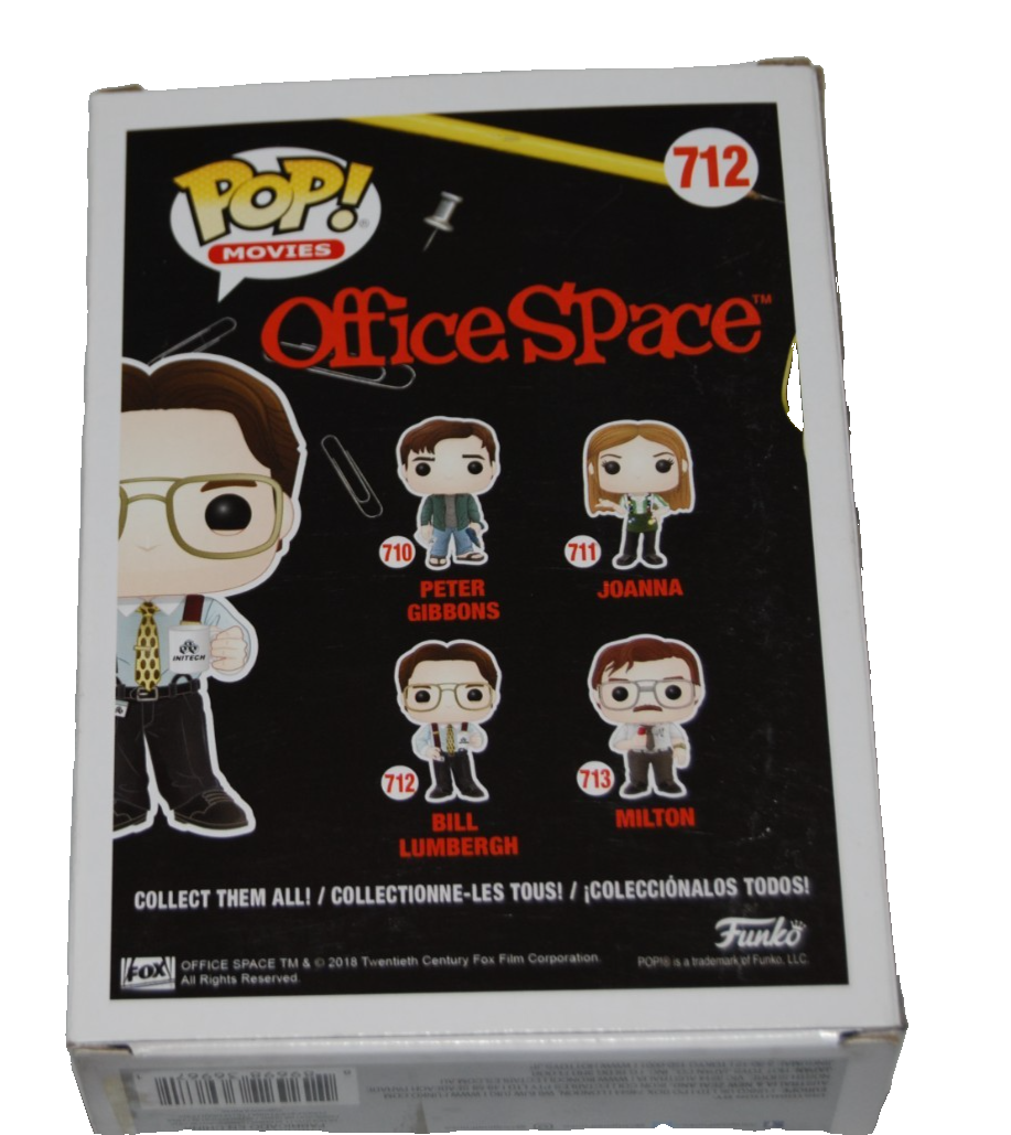 GARY COLE signed (OFFICE SPACE) Bill Lumbergh Funko Pop #712 BECKETT BY085876