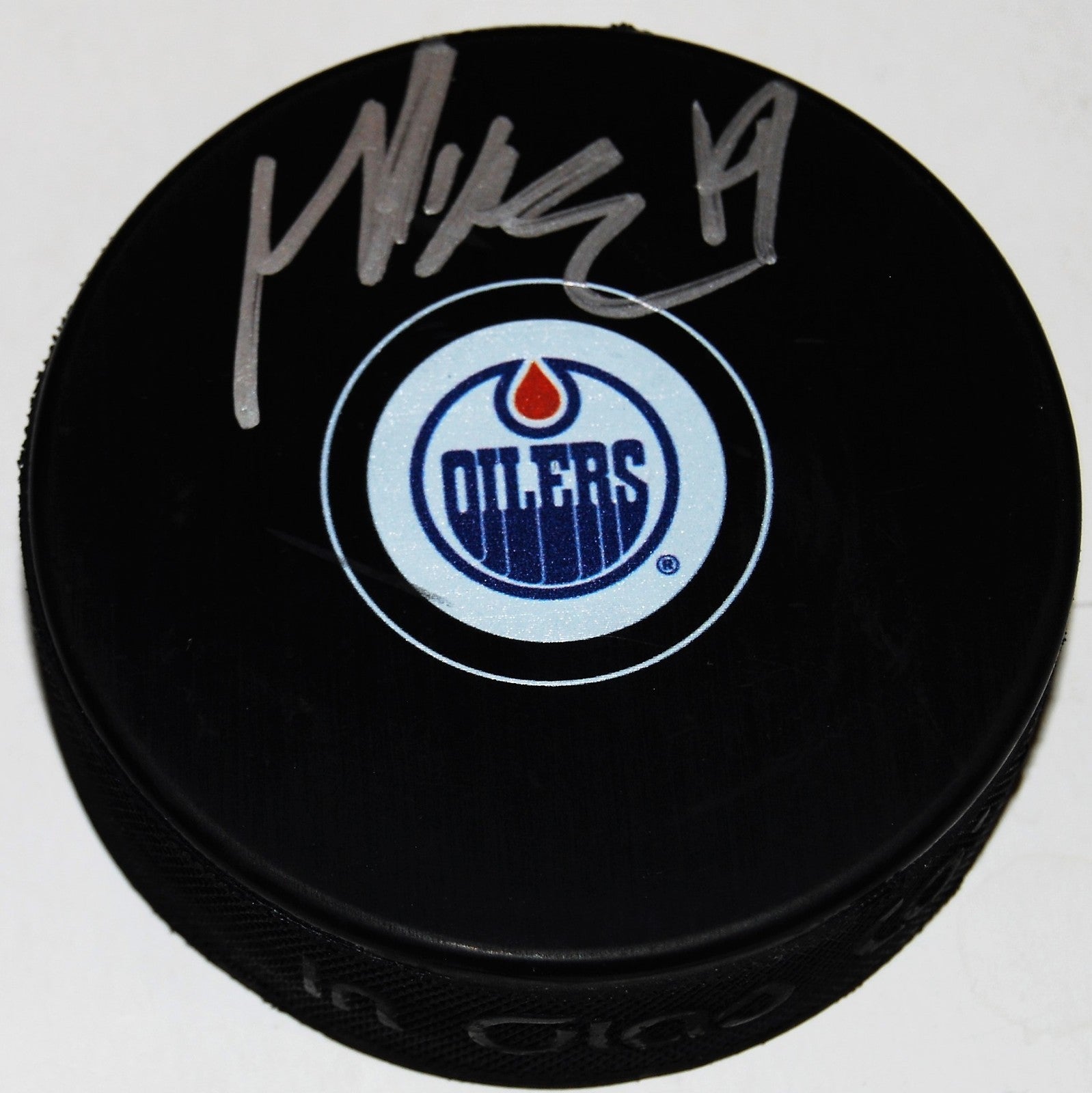 MIKKO KOSKINEN signed (EDMONTON OILERS) Souvenir autographed hockey Puck W/COA