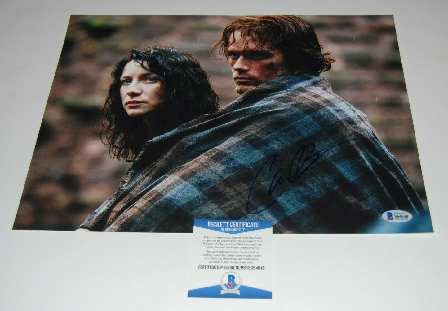 CAITRIONA BALFE signed (OUTLANDER) autographed 1X14 photo BECKETT BAS S64645