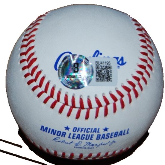 JIM PALMER signed (BALTIMORE ORIOLES) HOF 90 minor league ball BECKETT BU41195