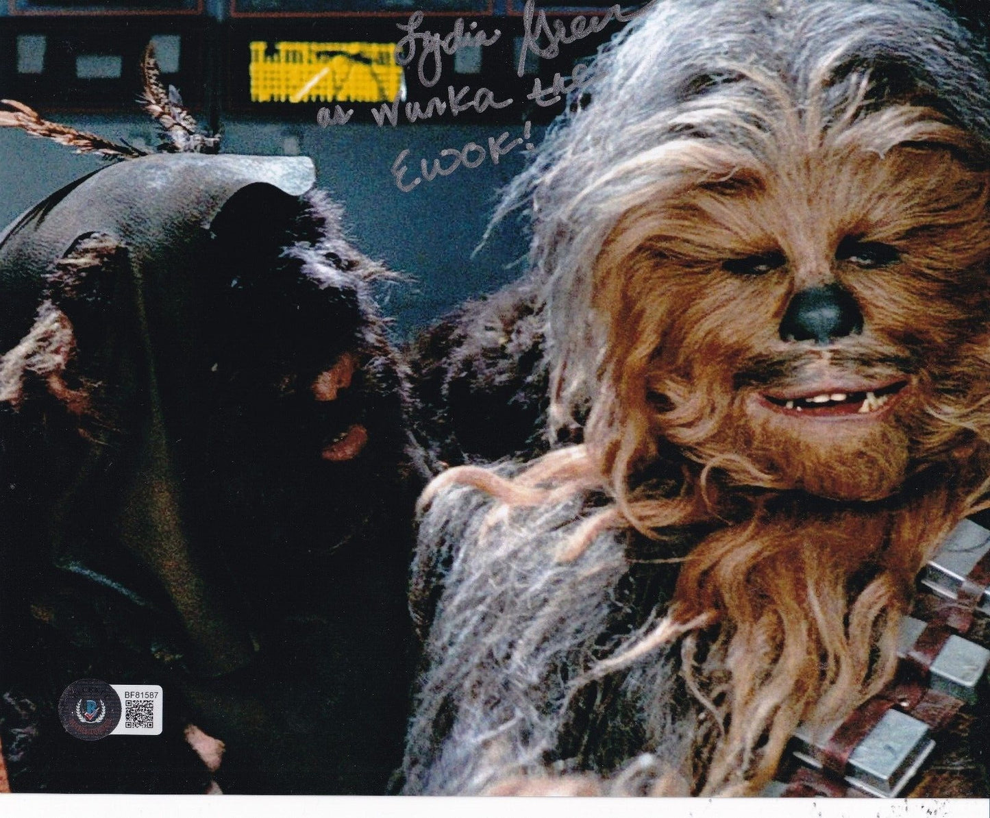 LYDIA GREEN signed (STAR WARS) Wunka the Ewok movie 8X10 photo BECKETT BF81587