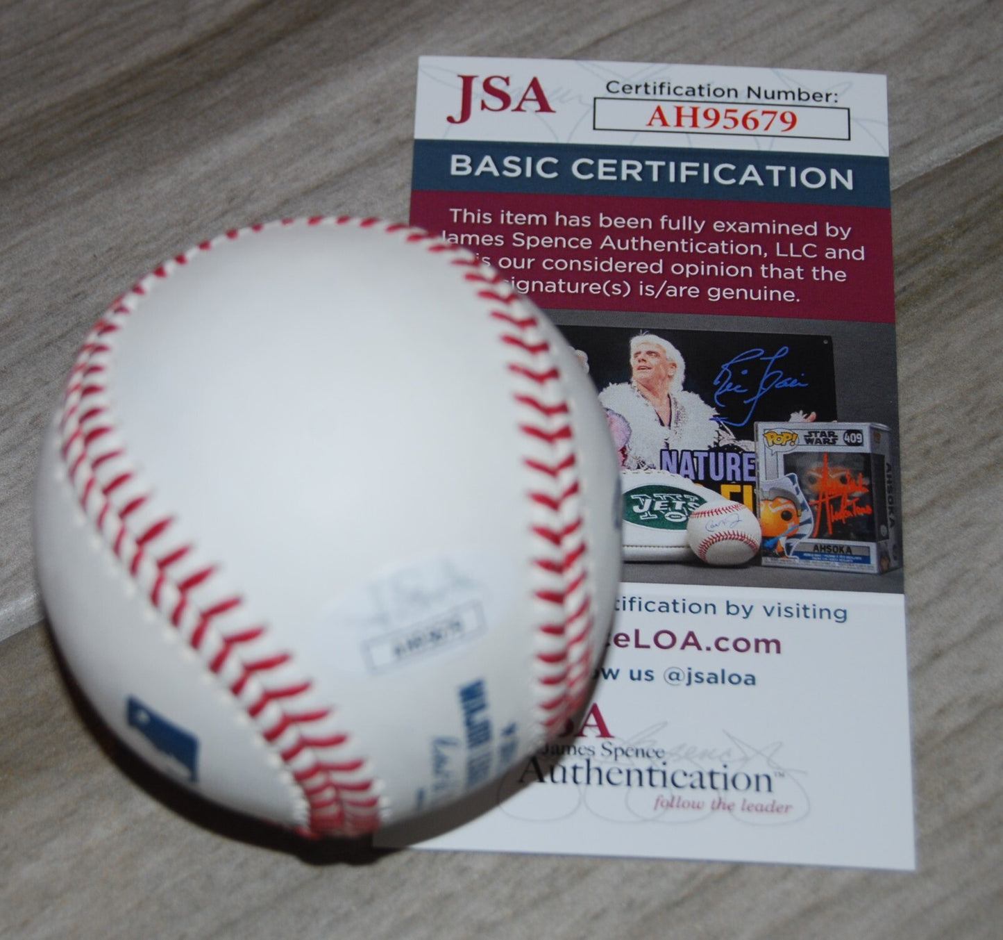GRANT LAVIGNE signed (COLORADO ROCKIES) Prospect OML baseball JSA COA AH95679