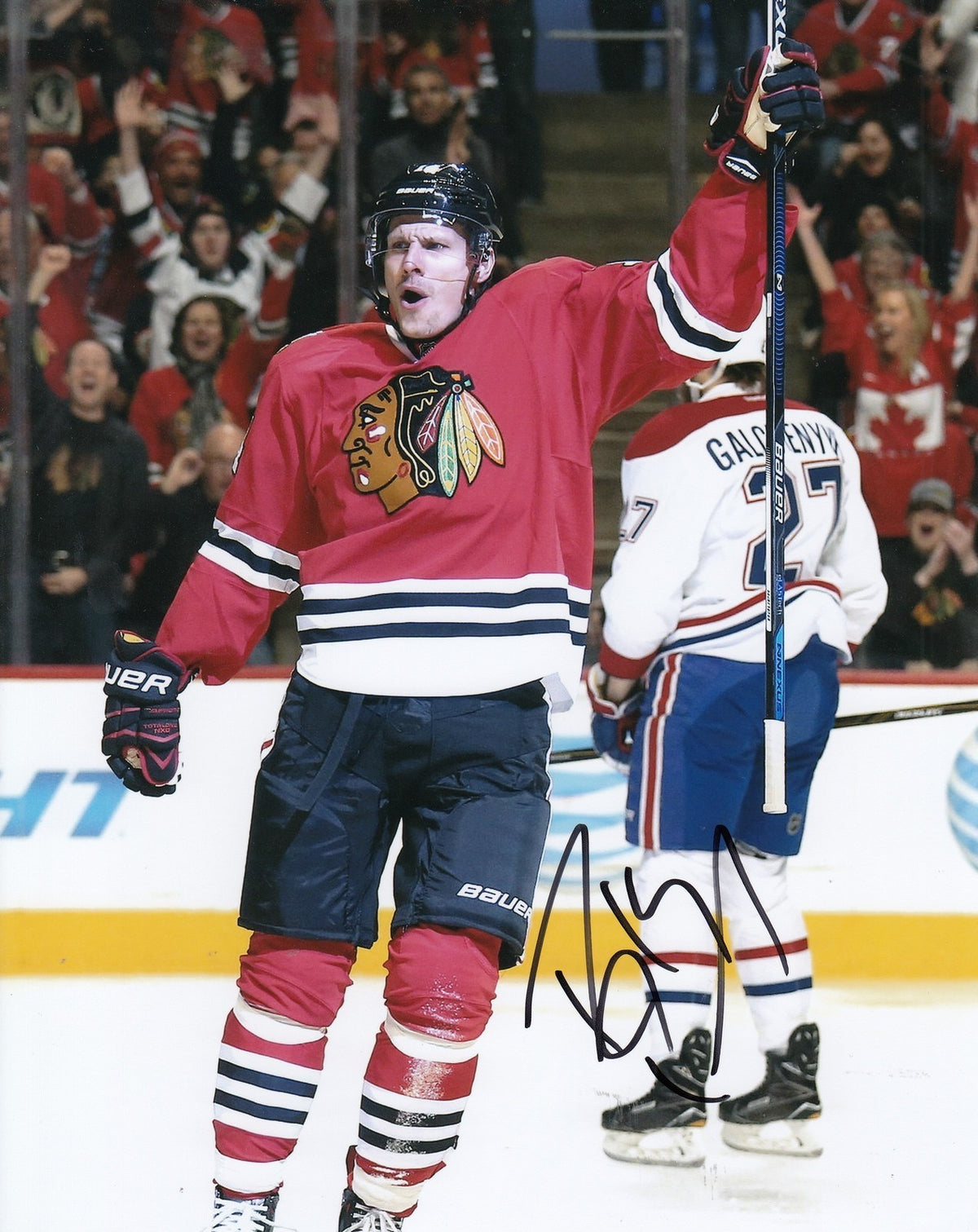 RICHARD PANIK signed (CHICAGO BLACKHAWKS) 8X10 AUTOGRAPHED photo W/COA #4