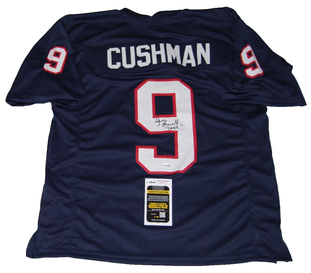 JERRY O'CONNELL signed (JERRY MAGUIRE) Cushman football jersey JSA CR86375