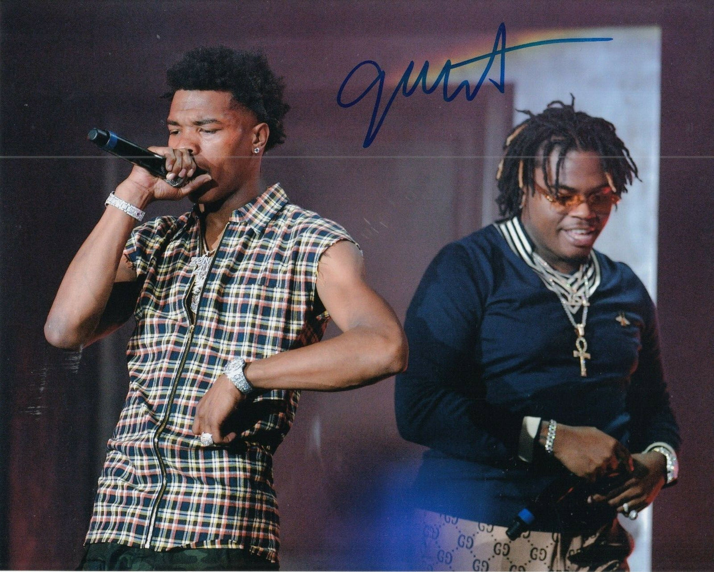 GUNNA signed (DRIP TO HARD) Music Rapper 8X10 photo W/COA Sergio Kitchens #5