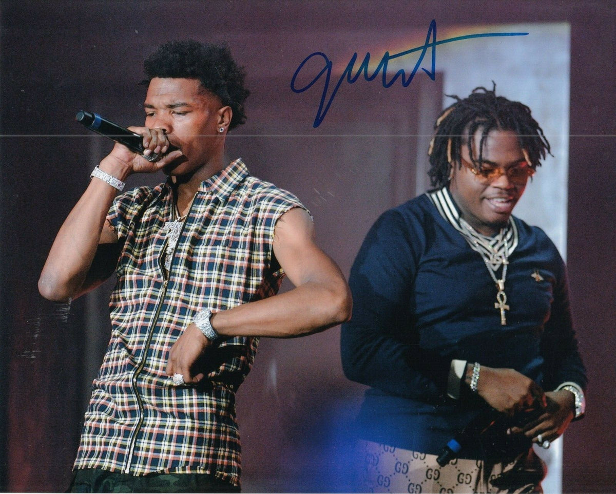 GUNNA signed (DRIP TO HARD) Music Rapper 8X10 photo W/COA Sergio Kitchens #5