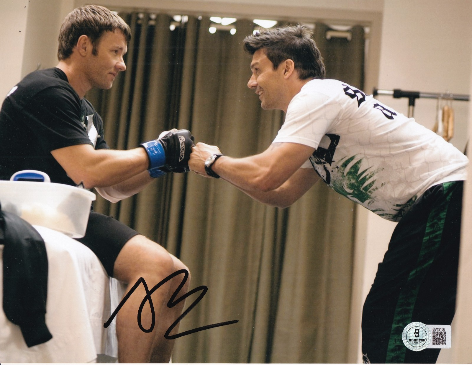 JOEL EDGERTON signed (WARRIOR) Movie poster 8X10 photo BECKETT BAS BV13156