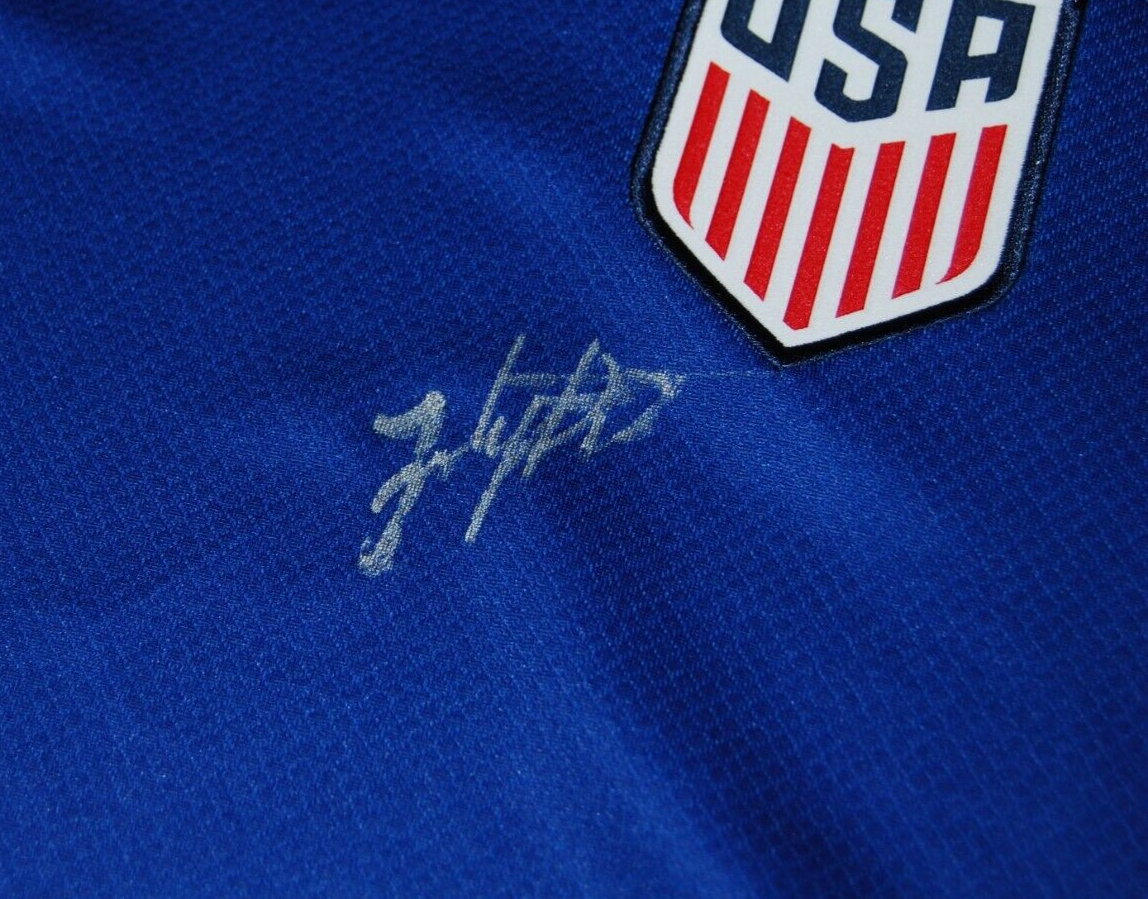 TRINITY RODMAN signed (USWNT) Women's USA Soccer jersey BECKETT BAS BR63018