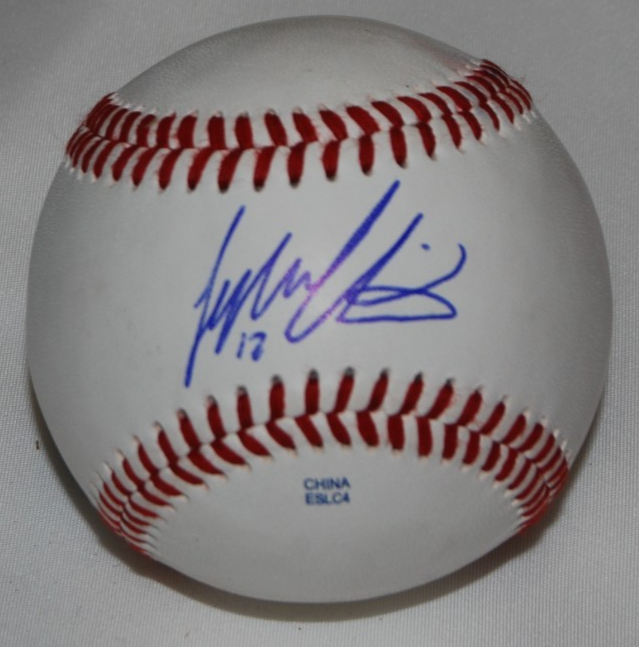 TYLER COLVIN signed (CHICAGO CUBS) ML Minor League baseball BECKETT BW54293
