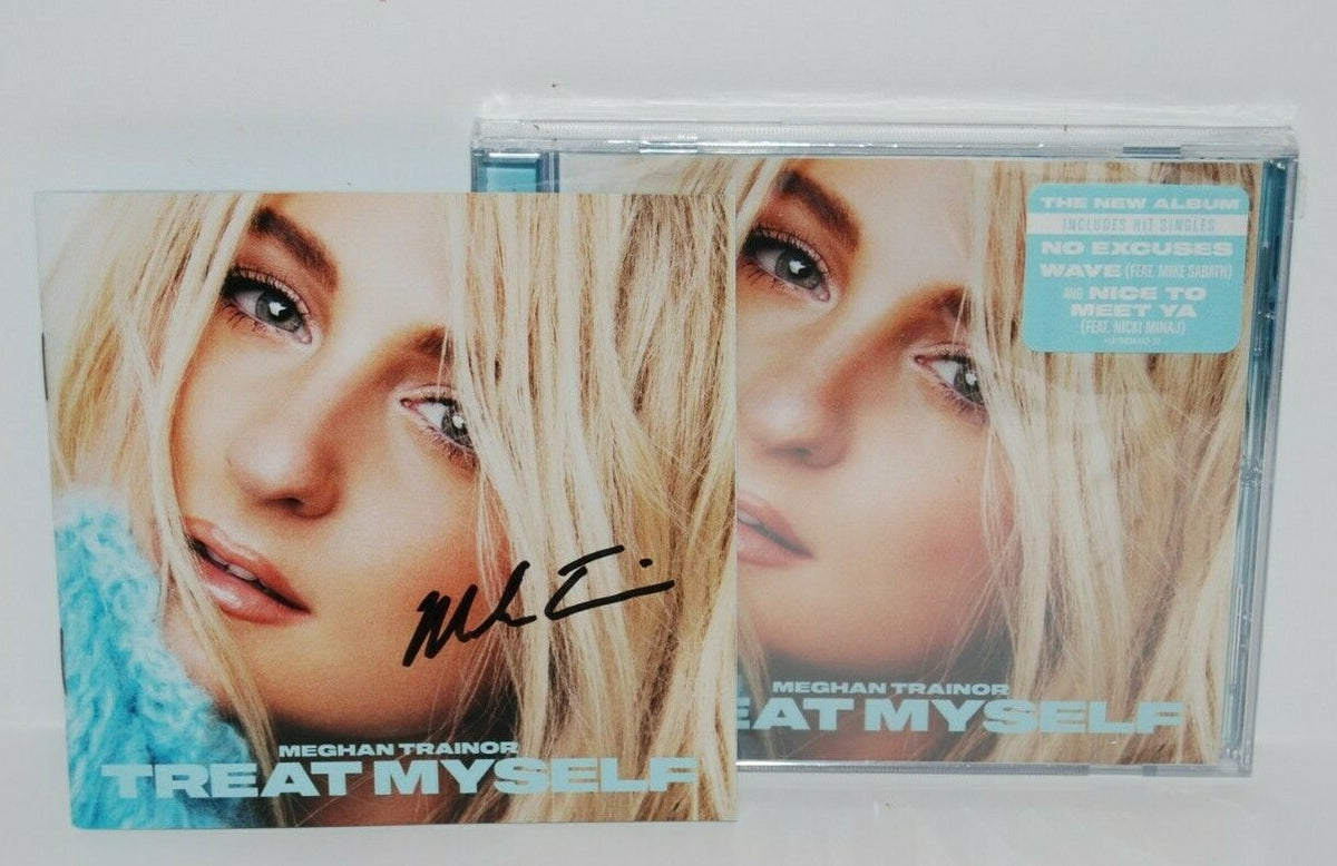MEGHAN TRAINOR signed (TREAT MYSELF) autograped CD cover WITH NEW SEALED CD! #1