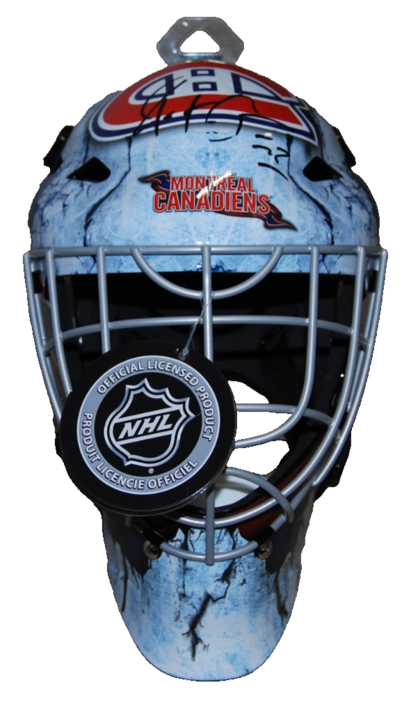 PATRICK ROY signed (MONTREAL CANADIENS) Full Size Goalie mask BECKETT BW54018
