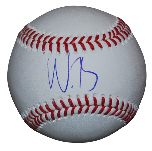 WERNER BLAKELY signed (LOS ANGLES ANGELS) Prospect OML baseball JSA COA AH95643