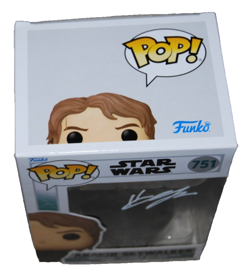 HAYDEN CHRISTENSEN signed (STAR WARS) #571 Anakin Funko Pop BECKETT BU41128