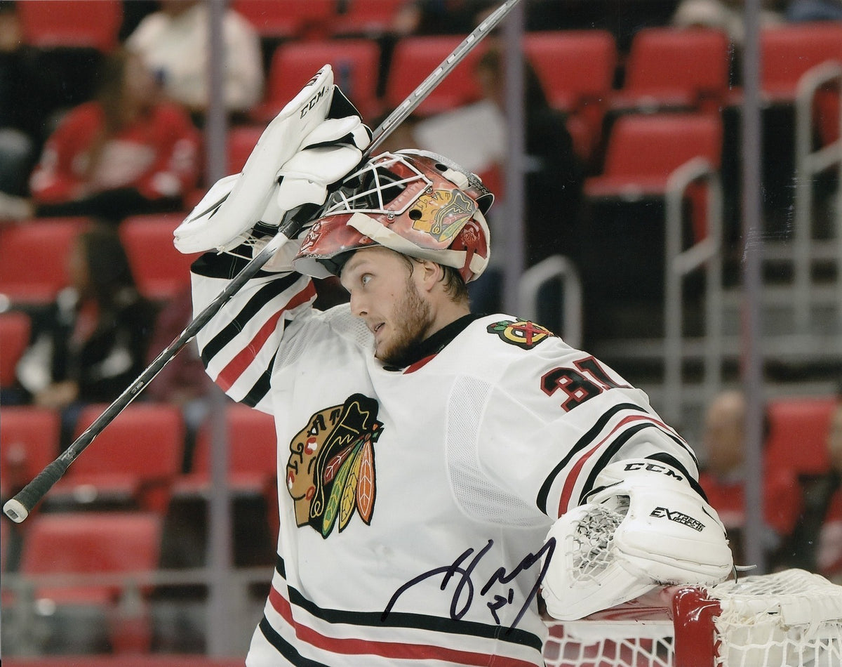 ANTON FORSBERG signed (CHICAGO BLACKHAWKS) autograph HOCKEY 8X10 photo W/COA #2