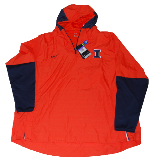 MEN'S NIKE Fighting Illini Windbreaker Jacket Repel On Field CQ5211-891 Sz M