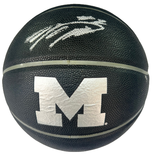 KOBE BUFKIN signed (MICHIGAN WOLVERINES) F/S LOGO basketball PSA/DNA AN10494