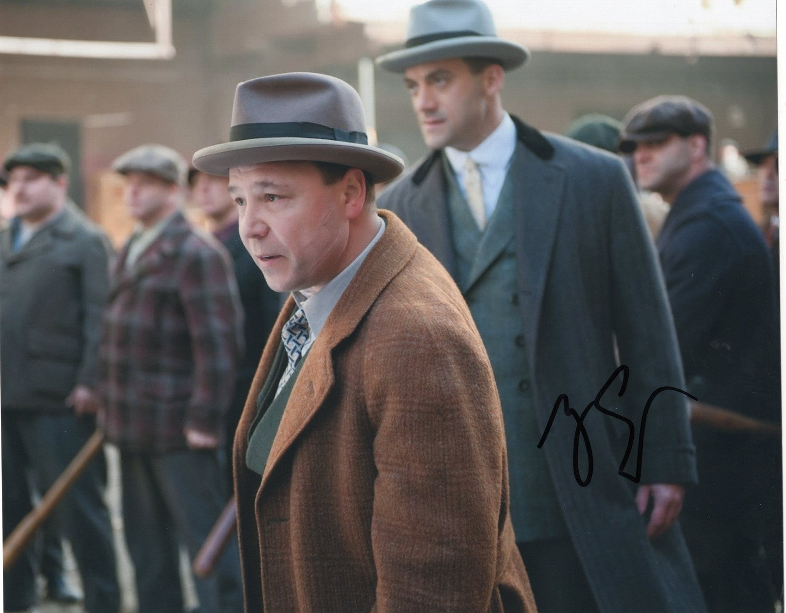 Morgan Spector signed Boardwalk Empire 8x10 Photo w/COA Frank Capone A2