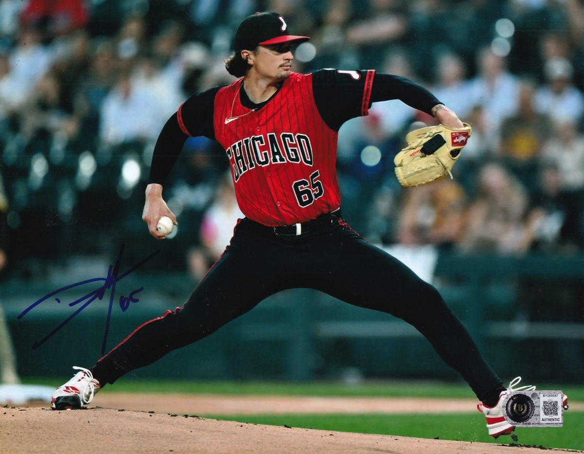 DAVIS MARTIN signed (CHICAGO WHITE SOX) baseball 8X10 photo BECKETT BY085547