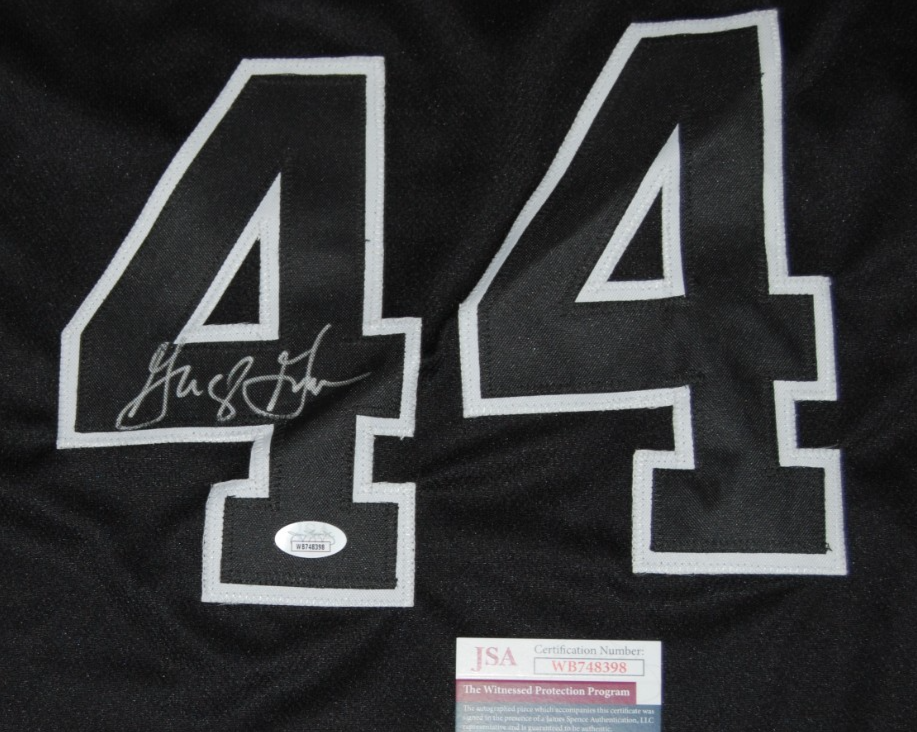 GEORGE GERVIN signed (SAN ANTONIO SPURS) Custom black basketball jersey JSA