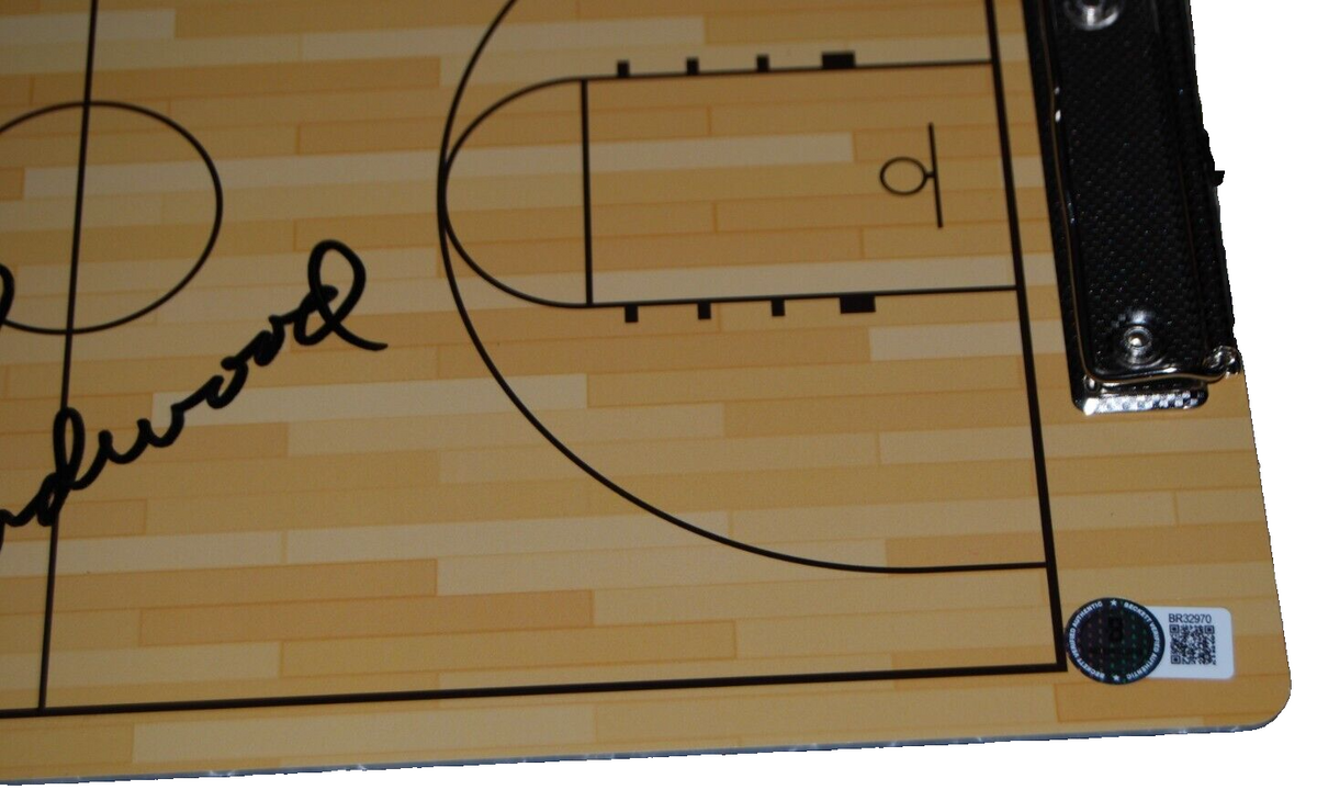 BRAD UNDERWOOD signed (ILLINOIS ILLINI) Coaches clipboard BECKETT BAS BR32970