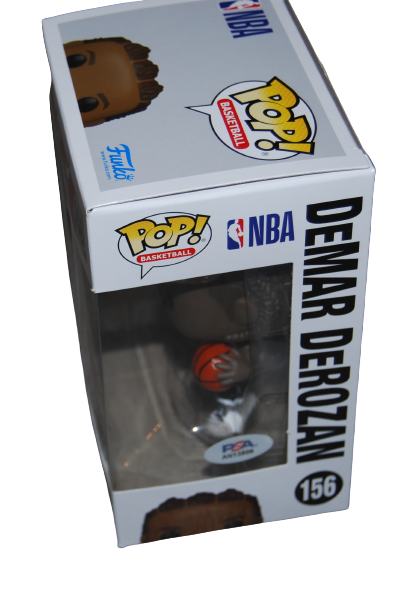 DEMAR DEROZAN signed (CHICAGO BULLS) Basketball #156 Funko Pop PSA/DNA AN13806