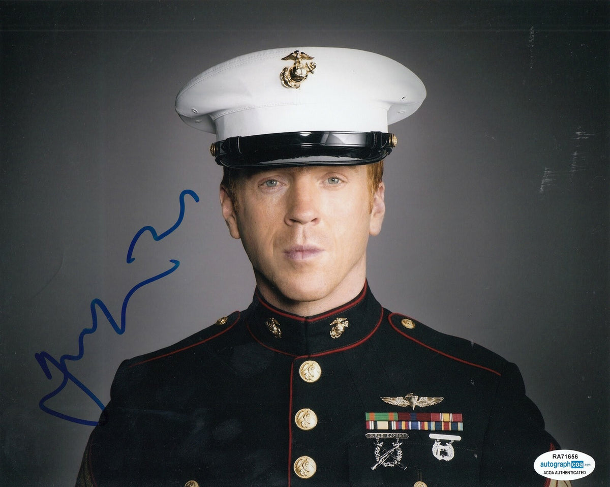 DAMIAN LEWIS signed (HOMELAND) TV Show 8X10 photo *Nicholas Brody* ACOA #1