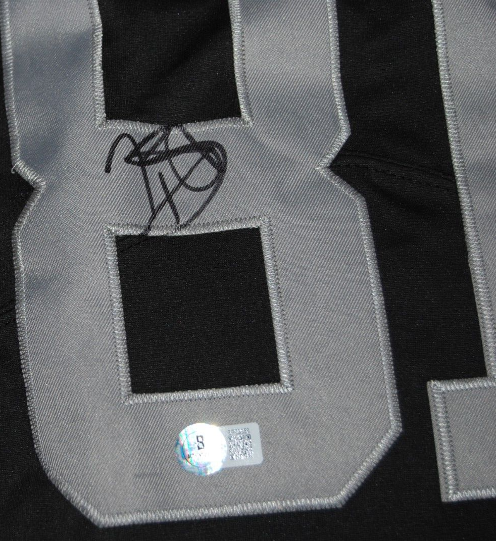 TIM BROWN signed (OAKLAND RAIDERS) custom football jersey BECKETT BAS BP89858