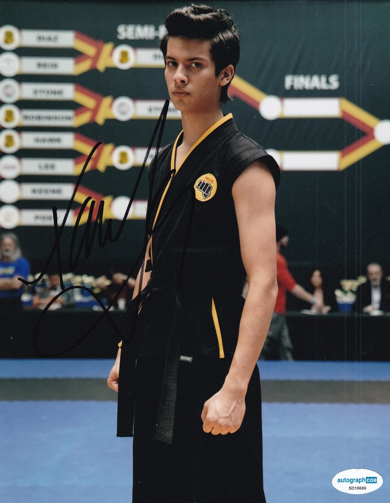 XOLO MARIDUENA signed (COBRA KAI) autograph Miguel Diaz 8X10 photo ACOA SD18685
