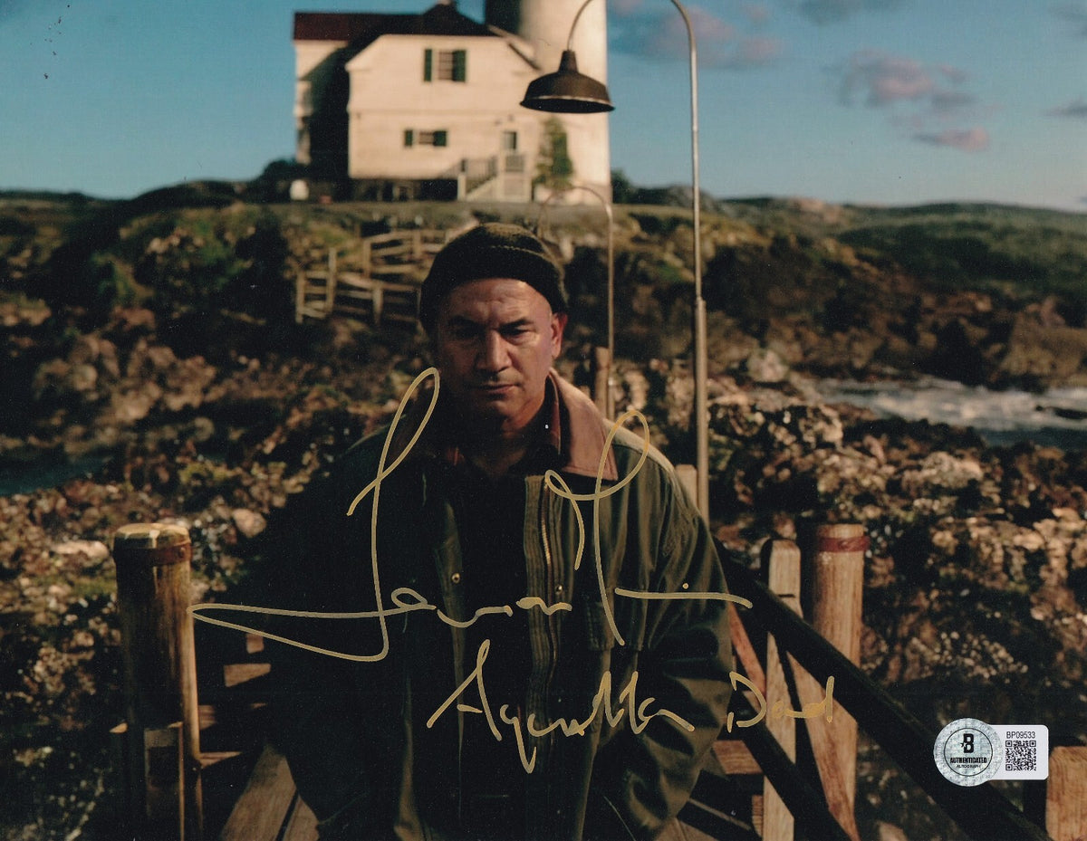 TEMUERA MORRISON signed (AQUAMAN) Tom Curry movie 8X10 BECKETT BAS BP09533