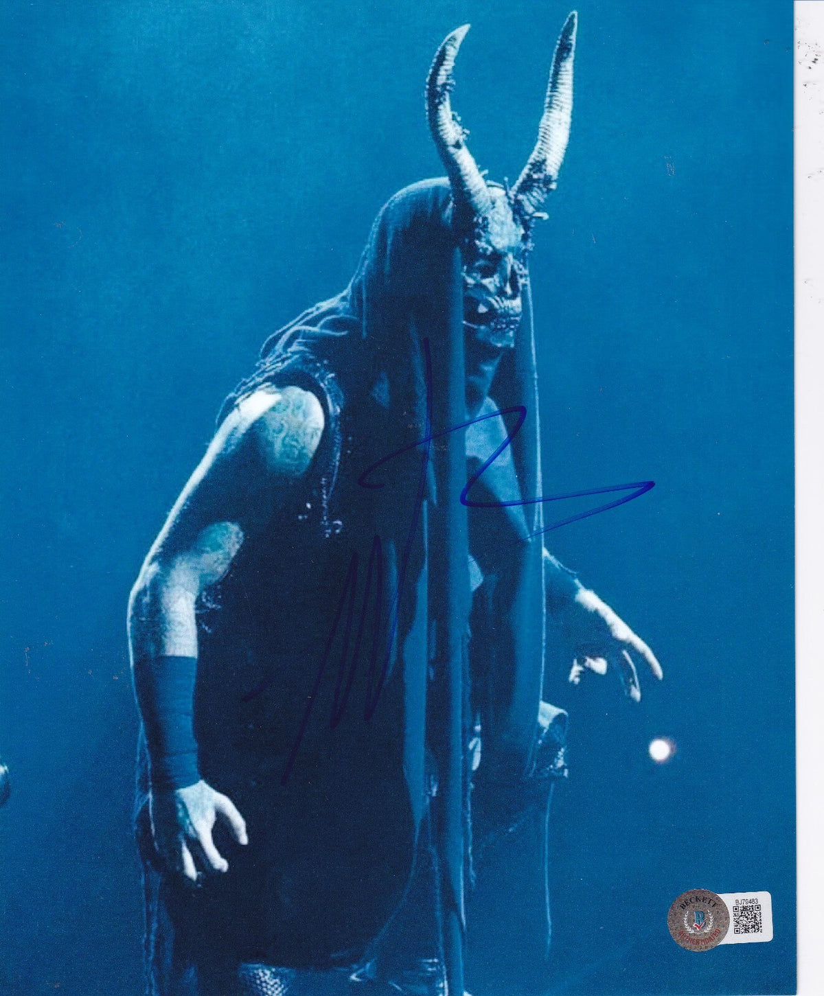 ALEISTER BLACK signed (AEW) WWE WRESTLING 8X10 photo BECKETT BAS BJ79483
