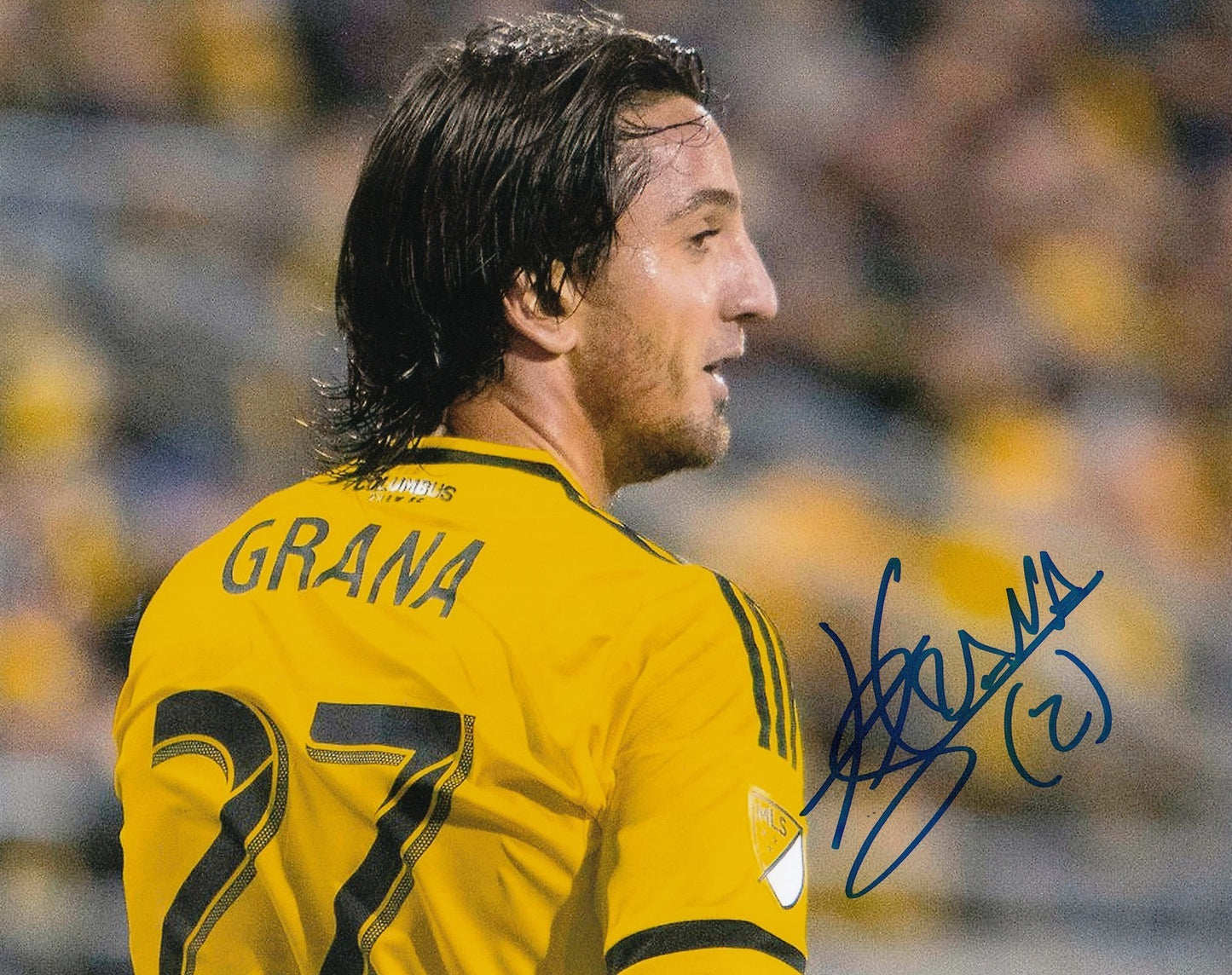 HERNAN GRANA signed *COLUMBUS CREW* SOCCER 8X10 photo W/COA (ARGENTINA)