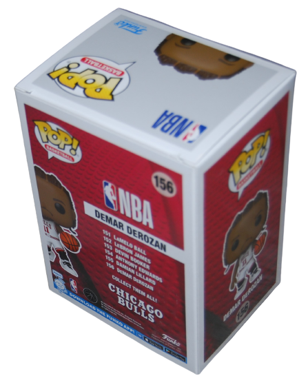 DEMAR DEROZAN signed (CHICAGO BULLS) Basketball #156 Funko Pop PSA/DNA AN13805