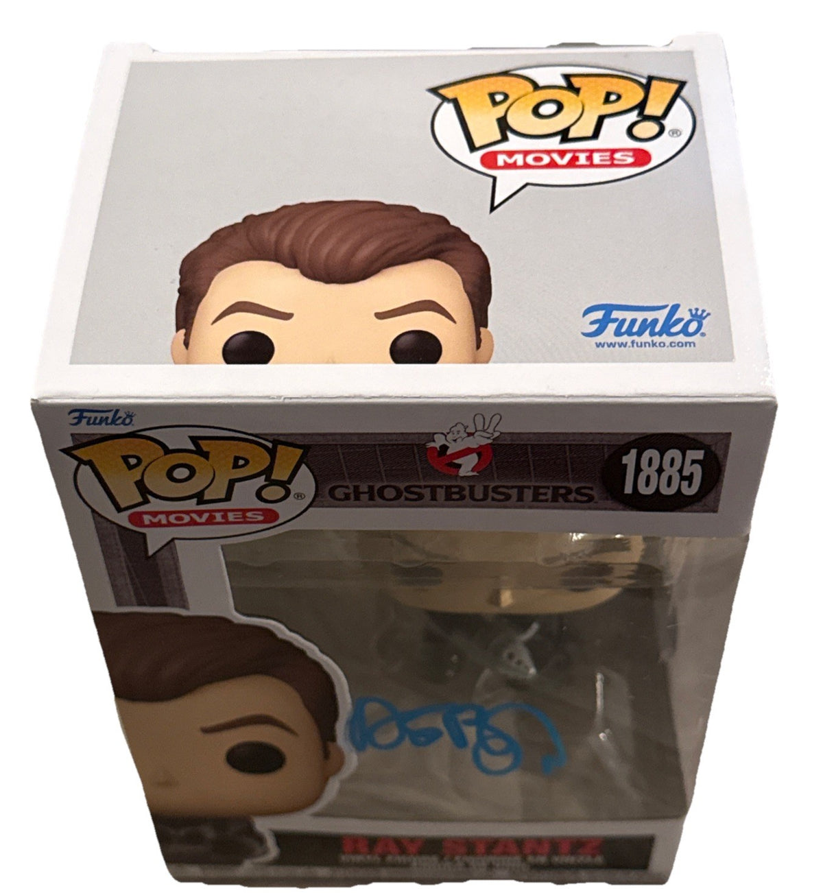 DAN AYKROYD signed (GHOSTBUSTERS) Ray Stantz Funko Pop #1885 BECKETT 3W041850