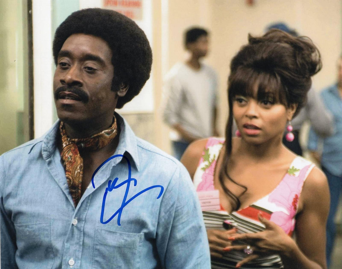 Don Cheadle signed 8x10 Photo w/COA Talk To Me Petey Autographed