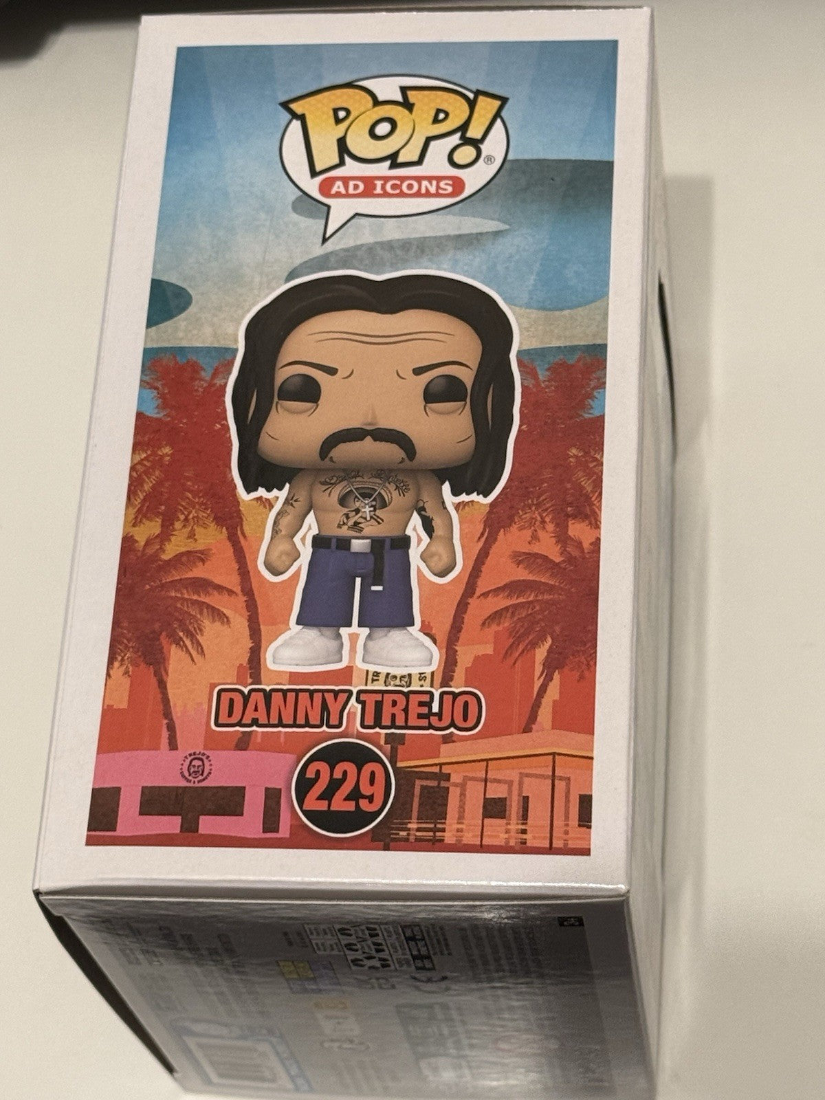 DANNY TREJO signed (POP AD ICONS) autographed #229 Funko Pop BECKETT BAS BU41116