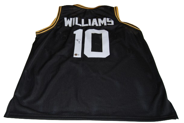 CODY WILLIAMS signed COLORADO BUFFALOES custom Basketball jersey BECKETT BM98691