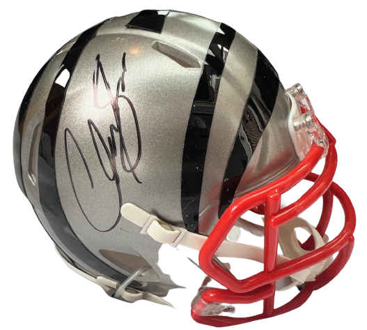 CHASE BROWN signed (CINCINNATI BENGALS) Flash mini helmet BECKETT BAS AC93180