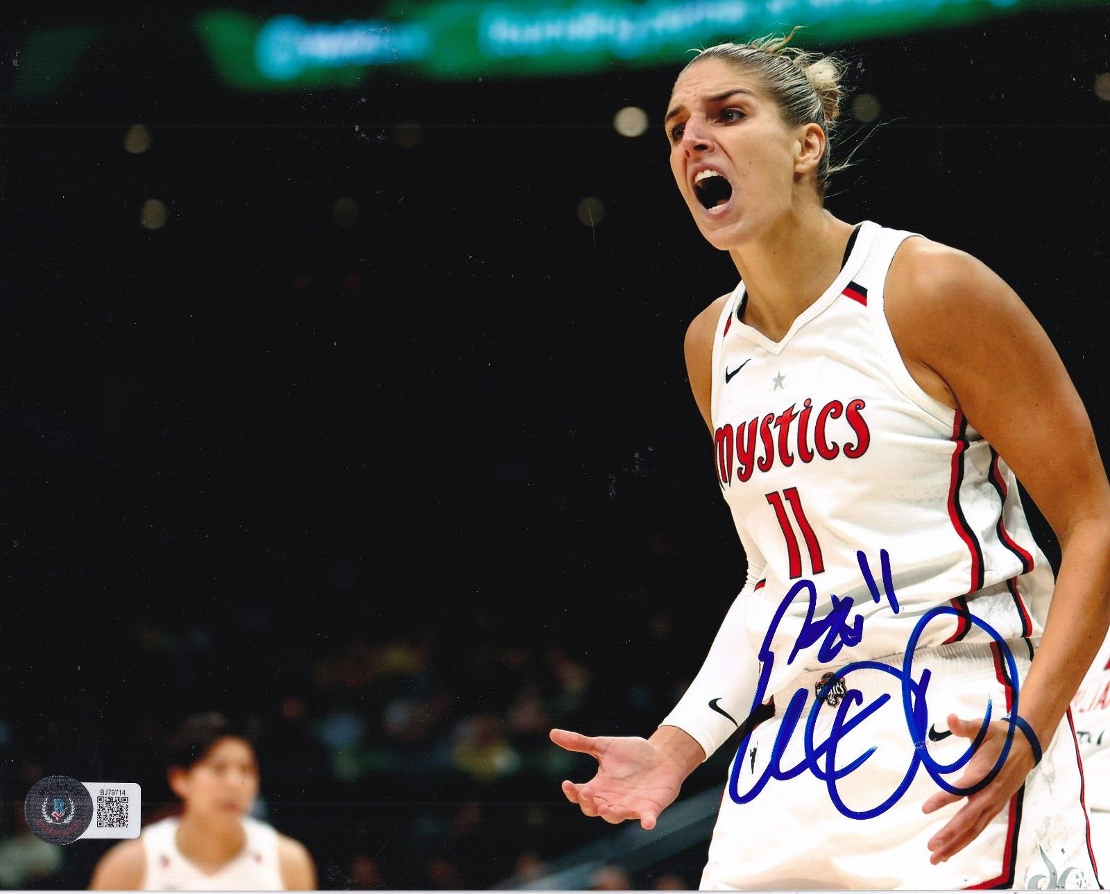 ELENA DELLE DONNE signed (WASHINGTON MYSTICS) WNBA 8X10 photo BECKETT BJ79714