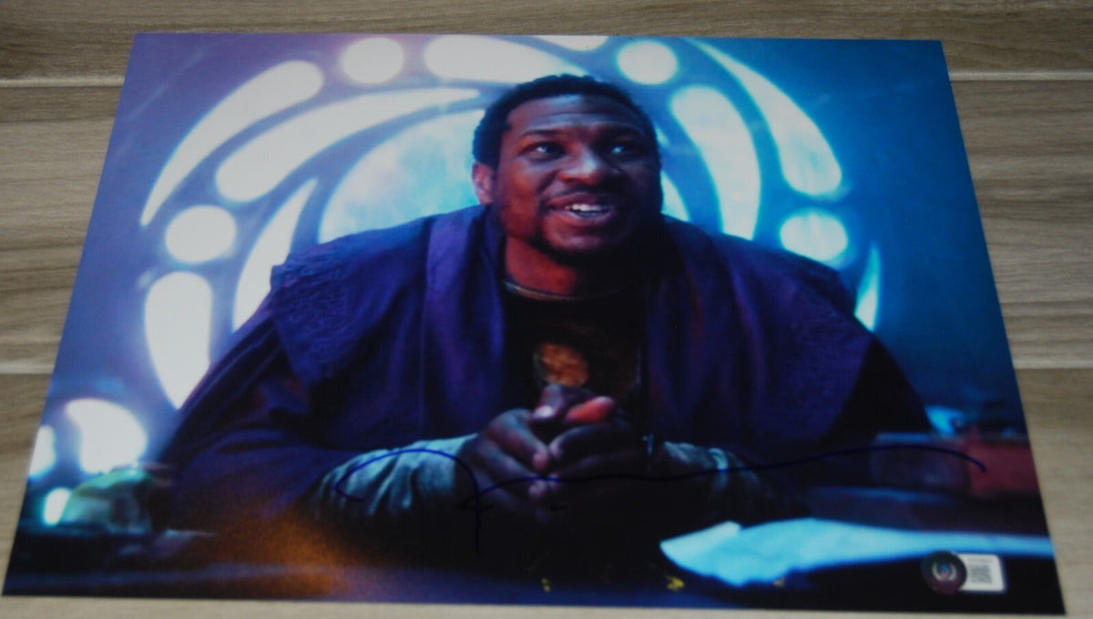 JONATHAN MAJORS signed (LOKI) He Who Remains 11X14 photo BECKETT BAS BH058644