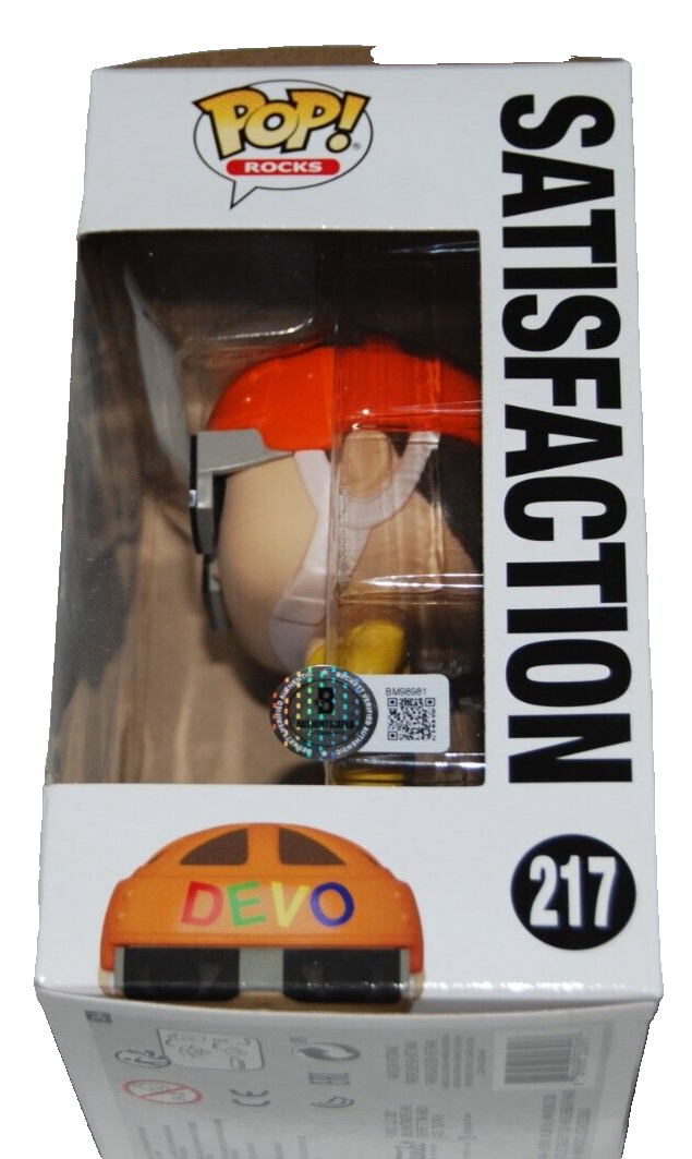 GERALD CASALE signed (DEVO POP Rocks SATISFACTION #217 Funko Pop BECKETT BM98981