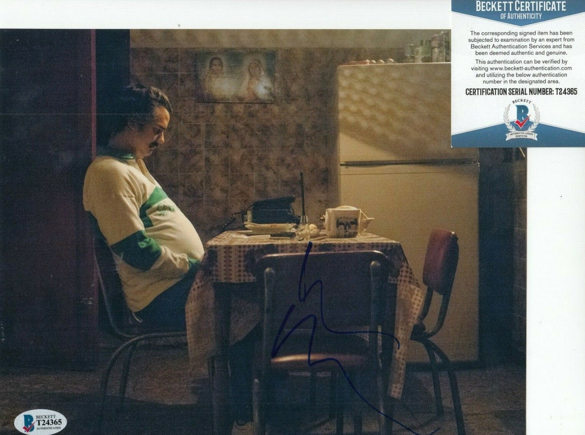 WAGNER MOURA signed (NARCOS) autographed Pablo Escobar 8X10 photo BAS BECKETT #5