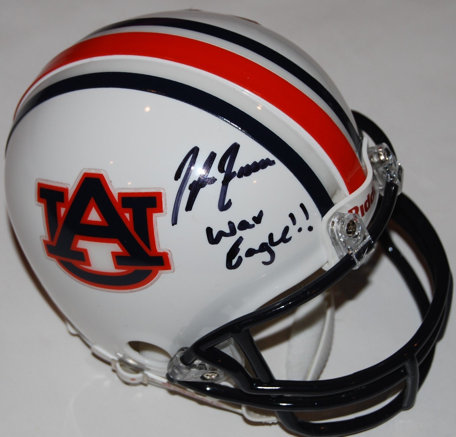 TYLER FROMM signed (AUBURN TIGERS) autograph mini football helmet W/COA C