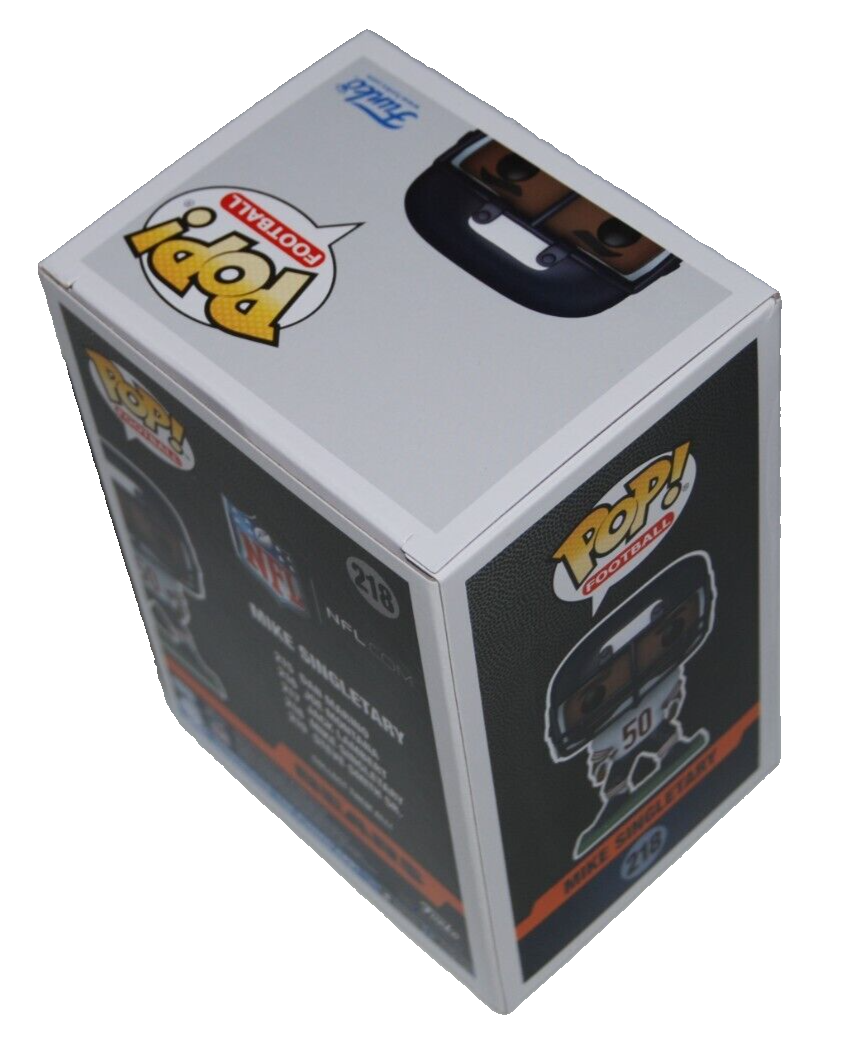 MIKE SINGLETARY signed (CHICAGO BEARS) NFL #218 Funko Pop BECKETT BAS 1W879112