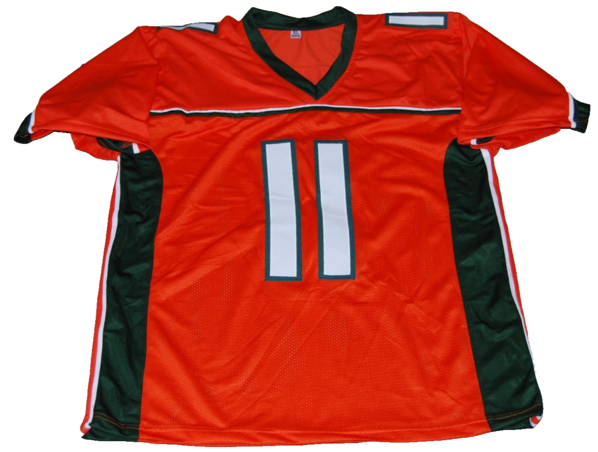 KEN DORSEY signed (MIAMI HURRICANES) #11 football jersey BECKETT BAS BW61027