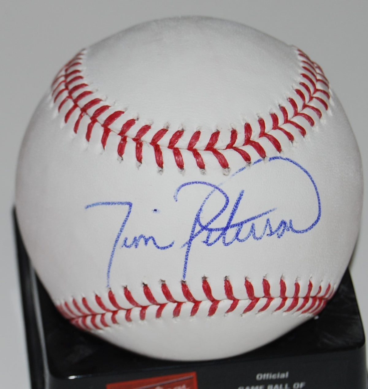 TIM PETERSON signed (NEW YORK METS) Official Major League baseball W/COA