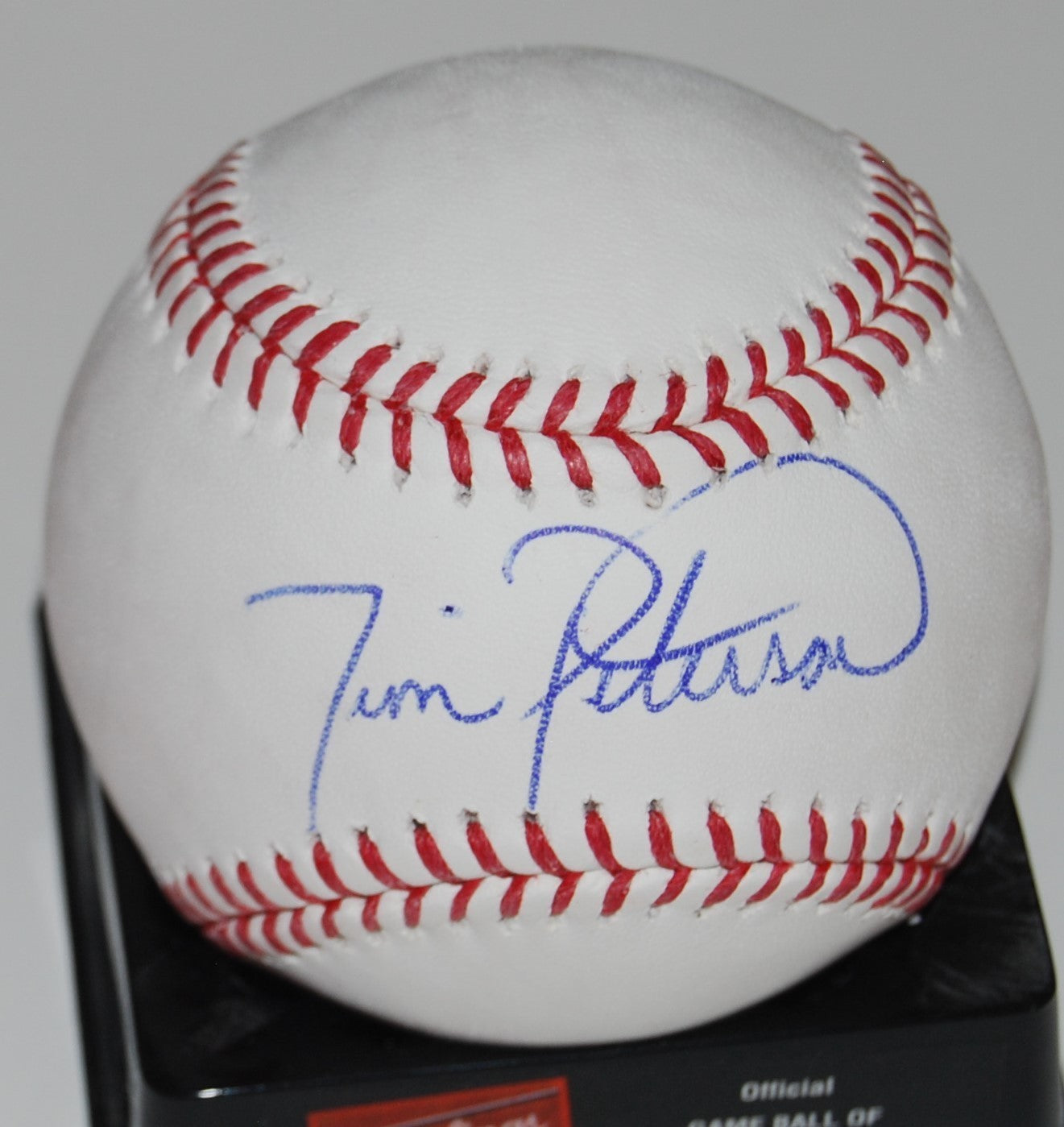 TIM PETERSON signed (NEW YORK METS) Official Major League baseball W/COA