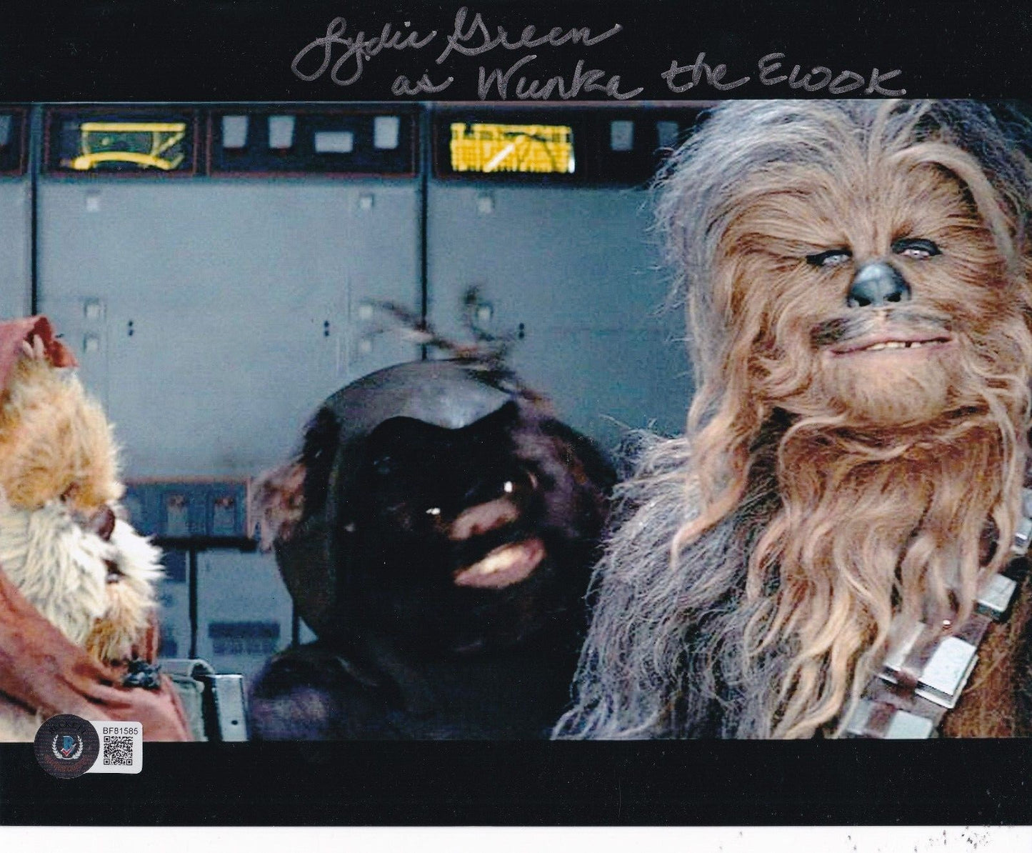 LYDIA GREEN signed (STAR WARS) Wunka the Ewok movie 8X10 photo BECKETT BF81585